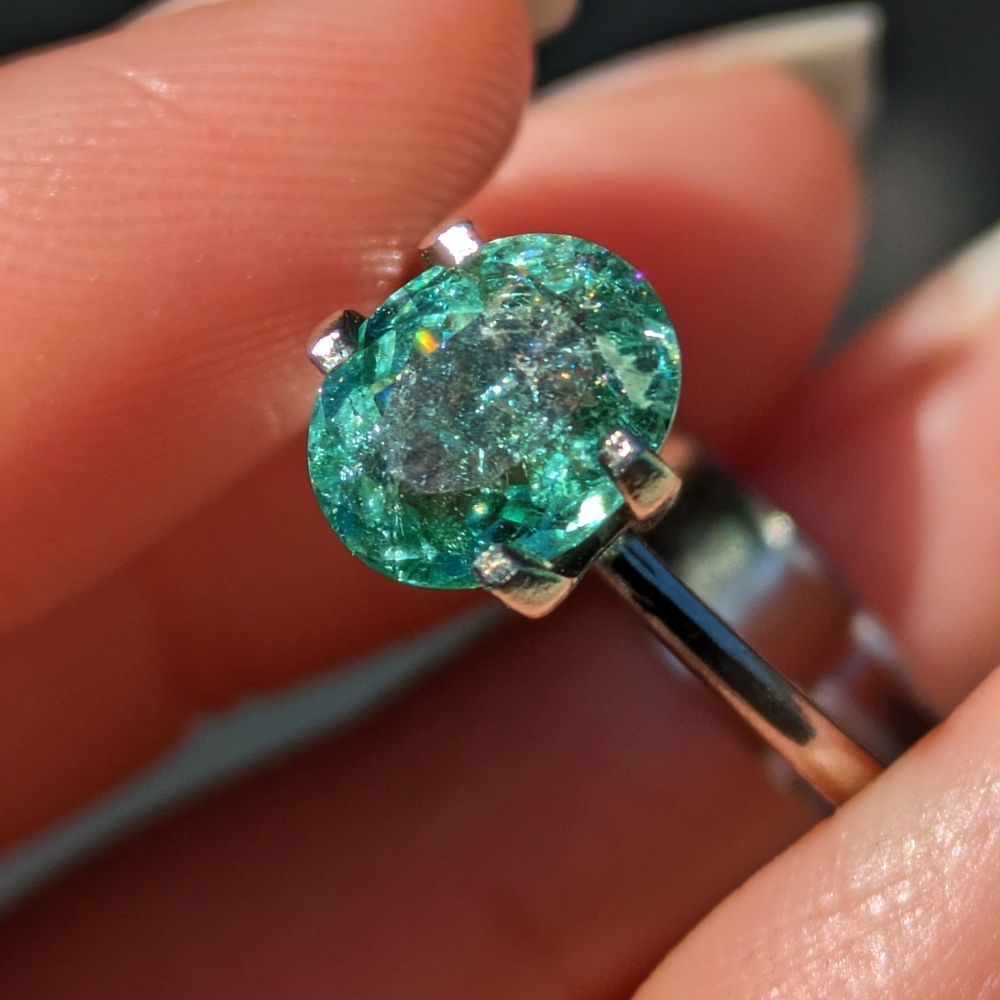 🌴🌊Summer Sale!🌊🌴Certified Seafoam Paraiba Tourmaline - Picture 4 of 10